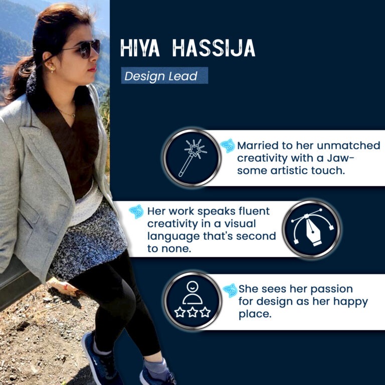 Ad shark media team member - Hiya Hassija